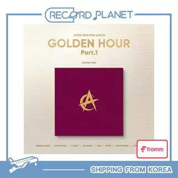 ATEEZ — 10-й мини-альбом [GOLDEN HOUR : Часть 1] (Дигипак ВЕР.) [Фан-подпись]