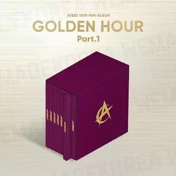 ATEEZ 10-й мини-альбом GOLDEN HOUR Part.1 в дигипаке 8 версия. набор