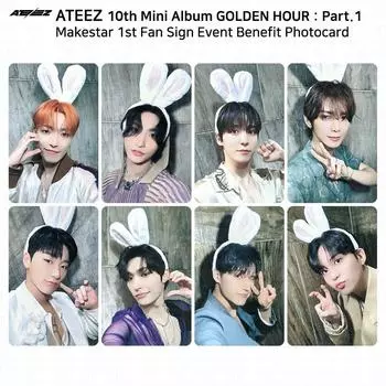 ATEEZ 10-й мини-альбом Golden Hour Part.1 Makestar 1-я фотокарточка с фан-выступлением Jongho