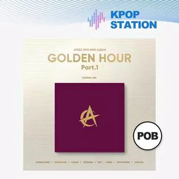 ATEEZ — 10-Й МИНИ-АЛЬБОМ [ЗОЛОТОЙ ЧАС] : Часть 1] (Дигипак ВЕР.) [Случайная версия] RANDOM