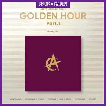 ATEEZ- 10-Й МИНИ[ЗОЛОТОЙ ЧАС : Часть 1](Дигипак ВЕР.) СЛУЧАЙНЫЙ RANDOM