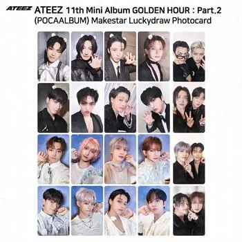 ATEEZ 11-й мини-альбом Golden Hour Часть 2 Makestar Luckydraw Photocard Unit Jongho #1