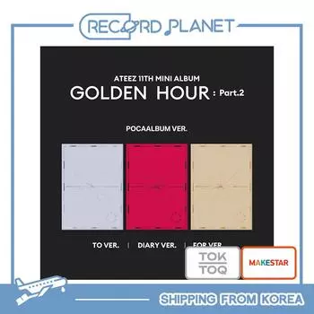 ATEEZ - 11-й мини-альбом [GOLDEN HOUR : Часть 2] (ПОКААЛЬБУМ) [POB] DIARY ver. (No Benefit)