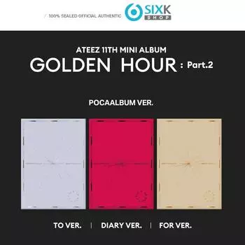 ATEEZ 11th EP [ЗОЛОТОЙ ЧАС : Часть 2] ВЕРСИЯ АЛЬБОМА POCA. TO VER.