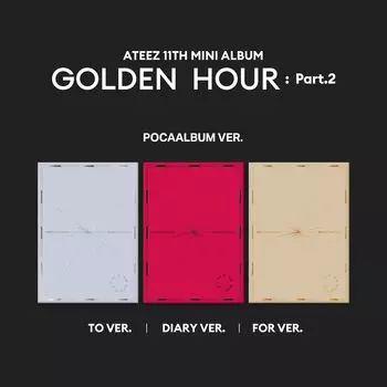 ATEEZ 11TH MINI HOUR — это цифровой альбом, и CD в комплект не входит [GOLDEN : Часть 2 (ПОКААЛЬБУМ Вер.)] (Корейское издание) *Этот (требуется приложение)