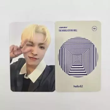 ATEEZ Bouncy La Предзаказный Бонус и Средняя Фотокарточка