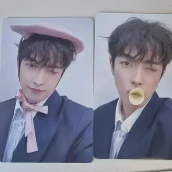 Ateez Music Art Lucky Draw Lucky Draw Red Hongjoong Set