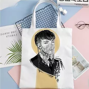 ateez сумка для покупок сумка для покупок bolsa покупатель покупательница продуктовая сумка bolsa compra многоразовая сумка tissu 24*26cm