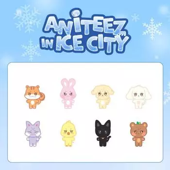 ATEEZ x ANITEEZ в ICE CITY 2nd MD плюшевая кукла TYUdeongi