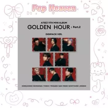 ATEEZ – [ЗОЛОТОЙ ЧАС : ЧАСТЬ.2] 11-й EP-альбом DIGIPACK Hongjoong