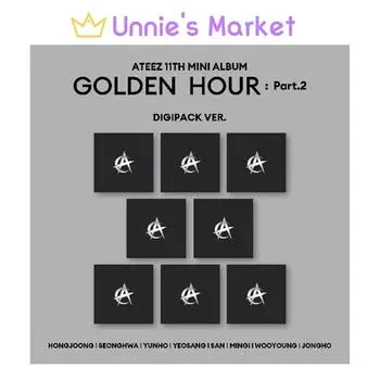 ATEEZ – ЗОЛОТОЙ ЧАС : Часть 2 (Digipack Ver.) + Бесплатный подарок Random ver. 1ea