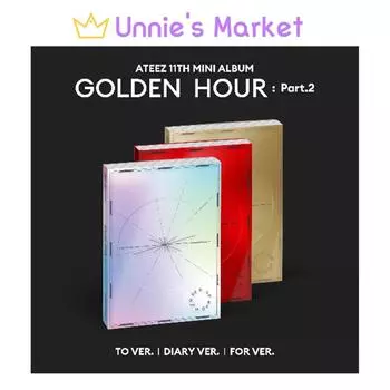 ATEEZ – ЗОЛОТОЙ ЧАС : Часть 2 (Стандартная версия.) + Бесплатный подарок NO POB_Random ver.