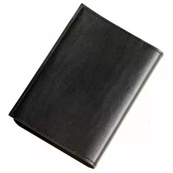 atelierCODEL Книга Мягкая обложка Высочайшее качество Кожа Tochigi Кожаная обложка, Размер, Текстура, (Черный Тотиги)