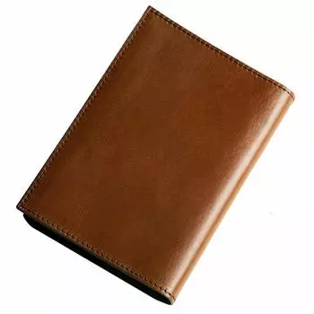 atelierCODEL Книга Мягкая обложка Высочайшее качество Кожа Tochigi Кожаная обложка, Размер, Текстура, (Тотиги Браун)