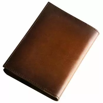 atelierCODEL Обложка книги Мягкая обложка Размер Высочайшее качество Текстура кожи Кожа Tochigi Кожа Окрашенная вручную (Тотиги Браун)