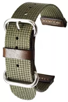 atelierCODEL Watch Strap Crafters стремятся к максимальному комфорту при ношении умных часов Military Nylon Leather Band Clock Lug Ширина ушка 22 мм (Окружность руки