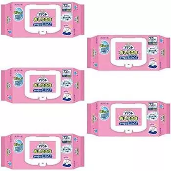 Atent смываемое детское мыло 72 180 x 200 мм 5 [Оптовая закупка] салфетки, ароматизаторы, простыни, [x шт.]