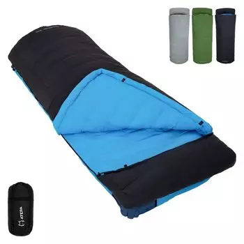 ATEPA Down Sleeping Down Sleeping All Компактный конверт для кемпинга Sleeping 3 в 1 Удобная температура Хранение Пакет Полностью Предотвращение стихийных бедствий Sleeping
