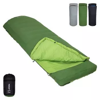 ATEPA Down Sleeping Down Sleeping All Компактный конверт для кемпинга Sleeping 3 в 1 Удобная температура Хранение Пакет Полностью Предотвращение стихийных бедствий Sleeping