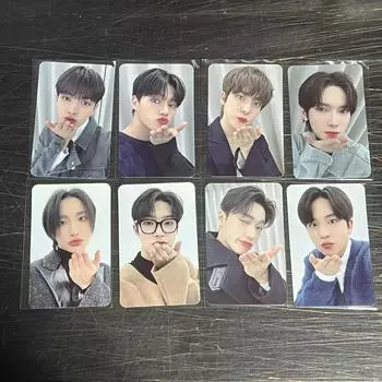 Atez Mini Records Golden Hour Неизданная фотокарточка Предварительный заказ Benefit Photocard Ateez
