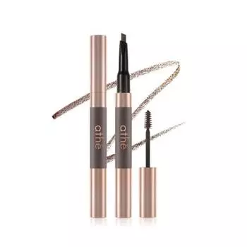 ATHE Double Edge Vegan Brow 2,2 г 01 NATURAL BROWN