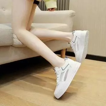 Athletic Sports Summer Woman Footwear Sneakers Mesh Breathable White Shoes for Women A Comfortable and Elegant 2024 New Casual H 35