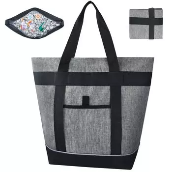 Athvcht Cooler Large Cooler Shopping Cooler Large Tote 4 Layer Cold Heat Lunch Eco Easy to Carry Bag, Емкость, 30 л, Отдельно стоящий, Складной, Сумка,