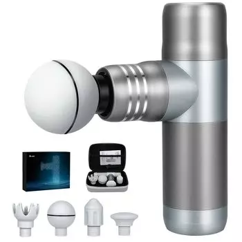 ATION Fascia Release Gun Handy Gun Kinmaku Release Gun Инструмент для освежения всего тела 4 уровня мощной вибрации 8 насадок Перезаряжаемый день День