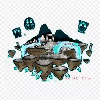 Atlantis Kingdom Kingdom Iii термотрансферная печать с утюгом, виниловые нашивки, наклейки для одежды, аппликации «сделай сам», моющиеся нашивки