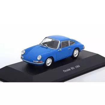 atlas 1/43 porsche 901 1964 синий Первый 911 ATLAS Первый 911 мини-автомобиль [продукт]