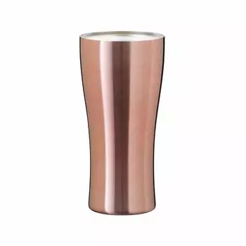 Atlas Thermal Insulation Stainless Steel Tumbler 420ml Lightweight Pink Vacuum Insulated Alcohol Beer Highball AST-420PK