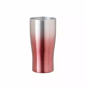 Atlas Thermal Insulation Stainless Steel Tumbler 430ml Gradient Pink Vacuum Insulated Alcohol Highball ASTG-433PK