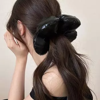 Атласная большая 3D-цветочная веревка для волос для женщин, милые головные уборы для девочек, толстая повязка для волос, модные аксессуары для волос