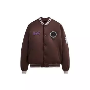 Атласная куртка-бомбер Kith для X-Men Gambit Force унисекс, верхняя одежда коричневого цвета KHM010322-293 M