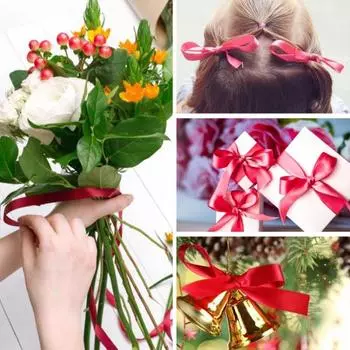 Атласная лента для рукоделия, 25 ярдов, гладкая сплошная цветная устойчивая к разрыву лента шириной 2 см для праздника, вечеринки, рождественского торта, подарочная упаковка, декоративная лента светло-розовый