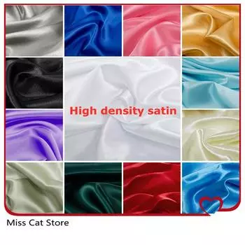 Атласная швейная ткань Платье Ткань Имитация шелка Подкладка подарочной коробки Полиэфирная ткань Атласная швейная ткань Атласная ткань оптом
