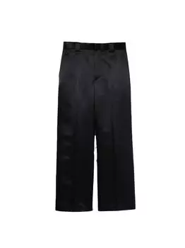 Атласные брюки MWFP244089 BLK [Miesloe] женские чёрный