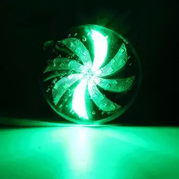 Атмосфера Лампа Красочный Стайлинг Автомобиля Огни Колеса Огня Вспышка Лампы Модифицированные Огни Ветряной Мельницы Круглый Светодиодный Стробоскоп Мотоцикл Автомобиль 6cm