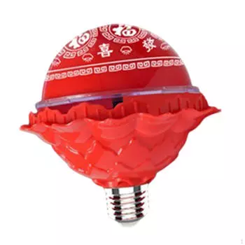 Атмосфера лампочка красочные E27 красные светодиодные лампочки китайский лунный год украшения для дома