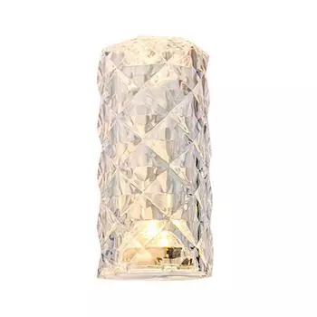 Atmosphere Rose Crystal Night Light Table Lamp Bedroom Decor Girl Gift Romantic