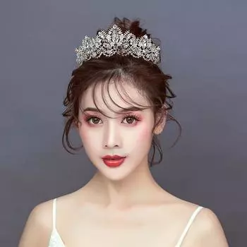 Атмосферная корона тиара невеста лесной стиль фея свадебное платье свадебное представление девушка подарок на день рождения корона девушка