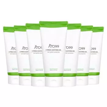 Ato99 Skin Cica Aqua Gugu Cypress успокаивающий гель, 200 мл, 7 шт.