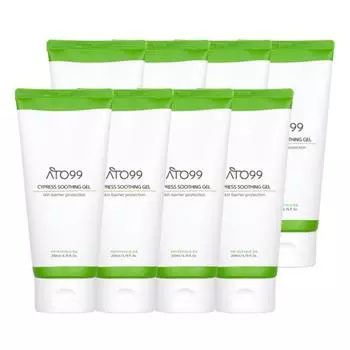 Ato99 Skin Cica Aqua Gugu Cypress успокаивающий гель, 200 мл, 8 шт.