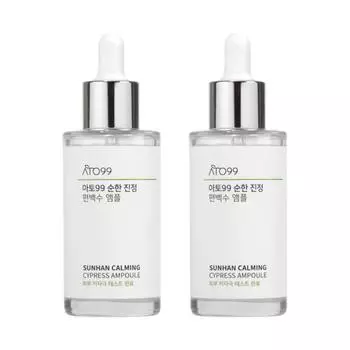 Ato99 Успокаивающая ампула для быстрого высыхания Cica Centella Asiatica Ceramide Panthenol Pore Ampoule 50 мл, 2 шт.