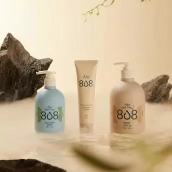 Ato 808 [новый] Ato 808 Thermal Bubble Hip Cleanser и другие средства по уходу за кожей для детей, интенсивный крем 100 мл