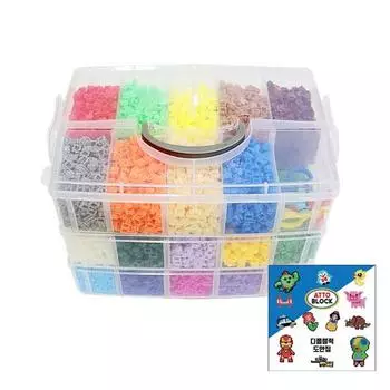 Atoblock Deform 29 Color Nanoblock 8мм 10000p+1:1 книга с дизайном + набор ключей из 4 предметов, случайная доставка (Брелок), Корейские популярные игрушки