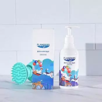 [Atomonde] Flanders Dog Pet Shampoo Dog Shampoo Rinse All-in-One, корейский шампунь для домашних животных