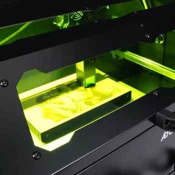 Atomstack B1 Лазерная гравировка и автомат для резки Защитная коробка Цельнометаллическая конструкция Акриловое окно US Plug