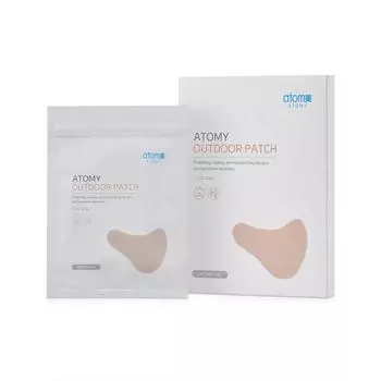 Atomy Golf Patch UV Protection Sun Patch Outdoor Patch High Adhesion Golf Mask Pack Caddy Supplies 1 Box 10 Servings