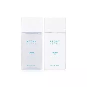 Atomy Men Toner 140ml + Men Lotion 140ml, Тонер + лосьон, 1 набор
